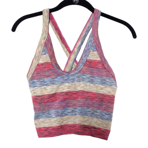 Free People Movement Hype The Stripe Crop Tank XS/S - Picture 4 of 6